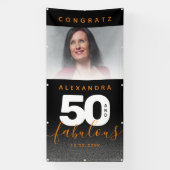 Modern Girly Oranje 50 en Fabulous Spandoek (Verticaal)