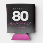 Modern Girly Pink 80 en Geweldige Blikjeskoeler (Achterkant)