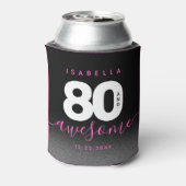 Modern Girly Pink 80 en Geweldige Blikjeskoeler (Blikje Achterkant)