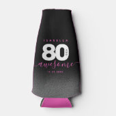 Modern Girly Pink 80 en Geweldige Flesjeskoeler (Voorkant)