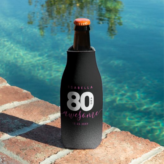 Modern Girly Pink 80 en Geweldige Flesjeskoeler (Insitu Zwembad)