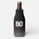 Modern Girly Pink 80 en Geweldige Flesjeskoeler (Fles Voorkant)