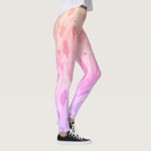 Modern Girly Pink en Mauve Leggings (Rechts)