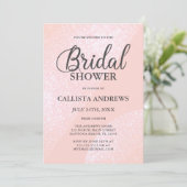 Modern Girly Pink Glitter Geometrisch Vrijgezellen Kaart (Staand voorkant)