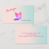 Modern Girly Proffesional, hoog niveau Visitekaartje (Voorkant / Achterkant)