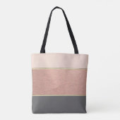 Modern Girly Striped, High Hiel Tote Bag (Achterkant)