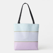 Modern Girly Striped, Ombre, High Hiel Tote Bag (Achterkant)