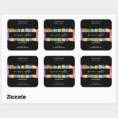 Modern Girly Summer Soy Candle Label Product (Vel)