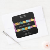Modern Girly Summer Soy Candle Label Product (Envelop)