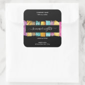 Modern Girly Summer Soy Candle Label Product (Tas)