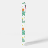 Modern Girly Tropical Pineapple Pattern Case-Mate iPhone Case (Achterkant / Rechts)