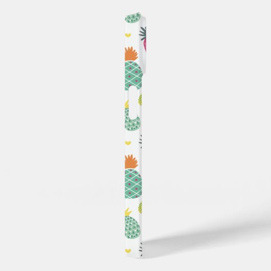 Modern Girly Tropical Pineapple Pattern Case-Mate iPhone Case (Achterkant / Rechts)