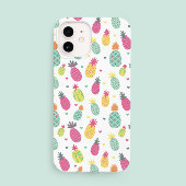 Modern Girly Tropical Pineapple Pattern Case-Mate iPhone Case