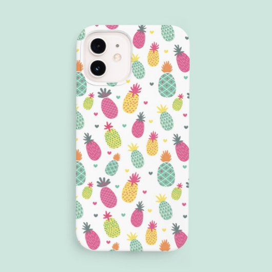 Modern Girly Tropical Pineapple Pattern Case-Mate iPhone Case