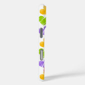 Modern Girly Vibrant Doodled Hearts Patroon Naam Case-Mate iPhone Case (Achterkant / Rechts)