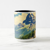 Modern Glacier National Park Retro Heritage Mok (Midden)