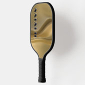 Modern Glam Gold Foil Monogram Pickleball Paddle (Links)