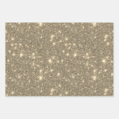 Modern Glam Lux Goud Rood Groen Sparkling Glitter Inpakpapier Vel (Voorkant 2)