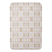 Modern Glam Pink Gold Kaleidoscope Geometric Badmat (Voorkant Verticaal)