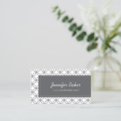 Modern Glamour Patroon voor Designer / Boutique /  Visitekaartje (Staand voorkant)