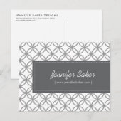 Modern Glamour Pattern Briefkaart (Voorkant / Achterkant)