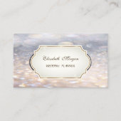 Modern Glamoureus Elegant Proffesional Bokeh Visitekaartje (Voorkant)