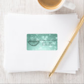 Modern Glamoureus Stijlvol Mint Greenl, Bokeh, Lip Etiket (Insitu)