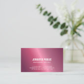 Modern Glanzend Ontwerp Creatieve Glamoureuze Vlak Visitekaartje (Staand voorkant)