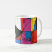 Modern Glas-in-Lood Koffiemok (Voorkant rechts)