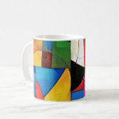 Modern Glas-in-Lood Koffiemok (Voorkant links)