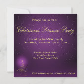 Modern Gleamy-kerstboom Kaart (Achterkant)