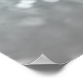 Modern Glitter Bokeh, Stripe, Faux Lashes Poster (Hoek)