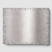 Modern, Glitter Bridal Shower Gastenboek (Achterkant)