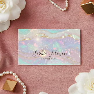 Modern Glitter Business Card Visitekaartje