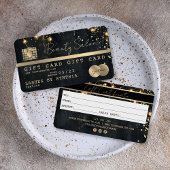 Modern Glitter Credit Kaart Gift Kaart Certificaat
