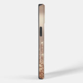 Modern Glitter Drips, Monogram Cooper Case-Mate iPhone Case (Achterkant / Rechts)