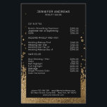 Modern Glitter Drop Gold Schwarz Flyer<br><div class="desc">Moderne,  glitter-stijl in Gold en Schwarz. Es wird keine echte Folie/Glitter verwendet. Es ist in Fotodruck. Editiere es in Minuten. Über " weiteres personalisieren" kannst Du die Schriftgröße,  Farbe und Position individuell verändern.</div>
