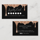 Modern Glitter Drop Salon & Spa Trouw    Visitekaartje (Voorkant / Achterkant)