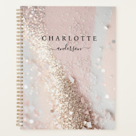 Modern, glitter, elegant planner