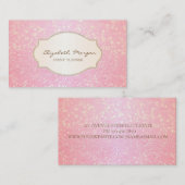 Modern Glitter Glitter Lijst Visitekaartje (Voorkant / Achterkant)