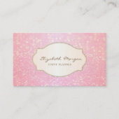 Modern Glitter Glitter Lijst Visitekaartje (Voorkant)