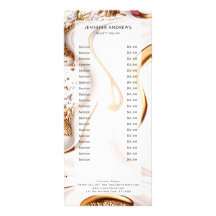 Modern Glitter Gold Marble Salon