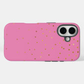 Modern Glitter Goud Roze Case-Mate iPhone Case (Achterkant (horizontaal))