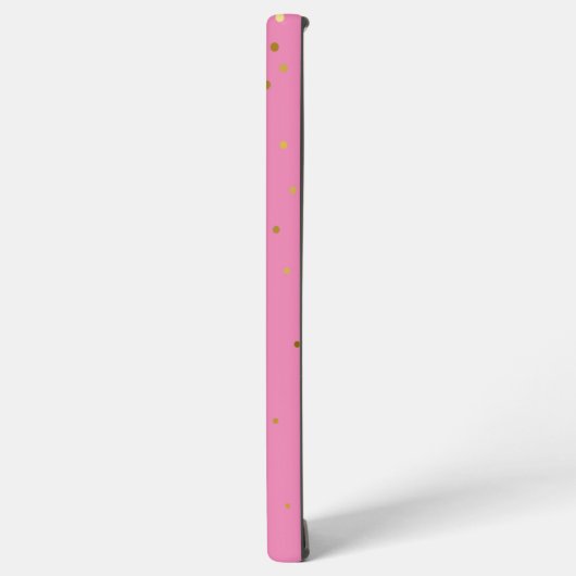 Modern Glitter Goud Roze Samsung Galaxy Hoesje (Linkerkant)