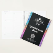 Modern Glitter Hair Stylist Afspraakboek Planner (Display)