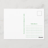 Modern Glitter Ierse zegen St. Patrick's Day Briefkaart (Achterkant)
