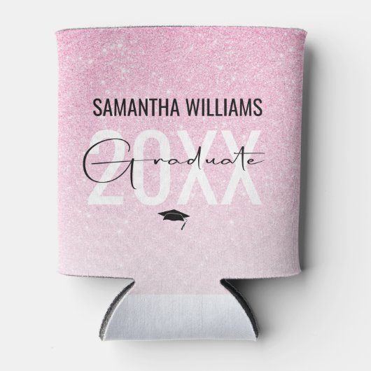 Modern Glitter | Klasse Afstuderen Blikjeskoeler (Voorkant)