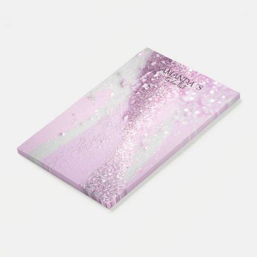  Modern Glitter Notities Post-it® Notes (Schuin)