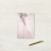  Modern Glitter Notities Post-it® Notes (Op bureau)
