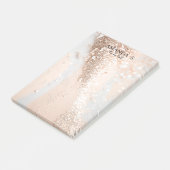 Modern Glitter Notities Post-it® Notes (Schuin)